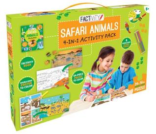 Read Factivity Safari Animals: 4-In-1 Activity Pack - Parragon Books file in ePub