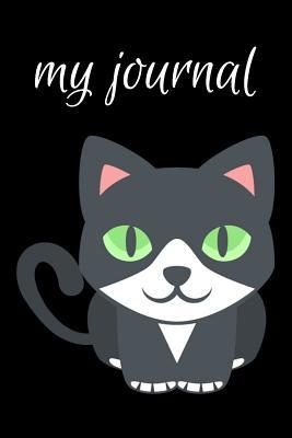 Read My Journal: Black Cat Emoji - Blank Lined Journal - 6x9 -  | PDF