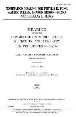 Full Download Nomination Hearing for Phyllis K. Fong, Walter Lukken, Sharon Brown-Hruska, and Douglas L. Flory - U.S. Congress | PDF