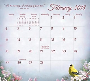 Read 2018 Magnetic Calendar Pad with Scripture, Songbirds of Faith - Legacy Publishing Group | PDF