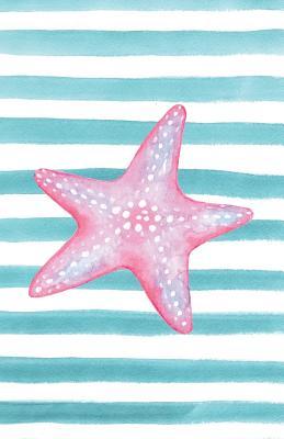 Read Pink Starfish Watercolor Stripe Journal, Graph Paper: Blank Quad Grid Notebook with Graph Paper (Coastal Beaches & Nautical) - Enchanted Willow | ePub