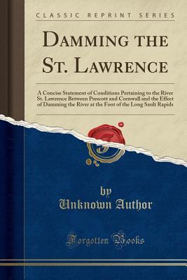 Download Damming the St. Lawrence: A Concise Statement of Conditions Pertaining to the River St. Lawrence Between Prescott and Cornwall and the Effect of Damming the River at the Foot of the Long Sault Rapids (Classic Reprint) - Unknown file in ePub