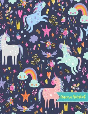 Full Download Unicorn Notebook: Cute Kawaii Journal and Diary Large 8.5 x 11 Matte Cover with Blank Lined Ruled White Paper Interior - Perfect for School, Gifts for Kids (Girls and Boys), Party Favors for Birthday, Activity Book for Arts and Crafts - Journey Calderon file in ePub