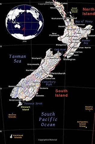 Read Online Modern Day Color Map of New Zealand Kiwi Country Journal: Take Notes, Write Down Memories in this 150 Page Lined Journal - Map Lovers Journal file in PDF