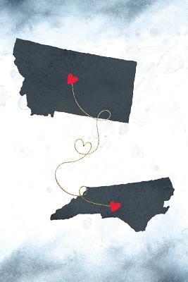 Download Montana & North Carolina: Long Distance Out of State Notebook - Blank Lines -  | ePub