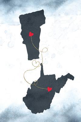 Read Online Vermont & West Virginia: Long Distance Out of State Notebook - Blank Lines -  file in PDF
