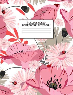 Read Online College Ruled Composition Notebook: Cute Blank Lined Journal to Write In with White Paper Rule Pages for School Subject and Writing Pad: Design Code A4 2506 - Nifty Prints file in PDF