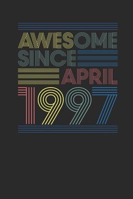 Download Awesome Since April 1997: Graph Paper Journal (6 X 9 - 120 Pages/ 5 Squares per inch) for Birthday Gift Idea - Awesome Publishing | ePub