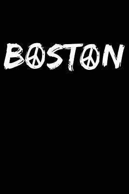 Read Online Notebook: Boston Massachusetts Peace Sign Hippie Retro 60's 70's Black Lined Journal Notebook Writing Diary - 120 Pages 6 x 9 -  | ePub