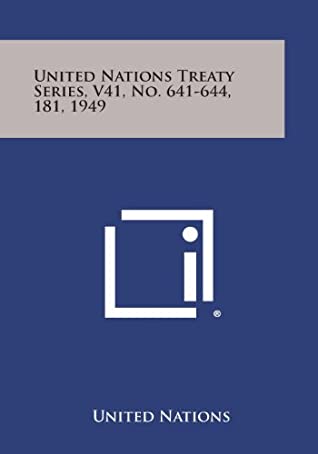 Full Download United Nations Treaty Series, V41, No. 641-644, 181, 1949 - United Nations file in PDF