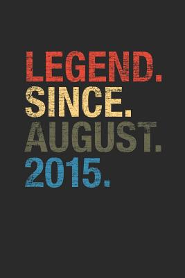 Read Online Legend Since August 2015: Dotted Bullet Grid Notebook / Journal (6 X 9) - August Birthday Gift and August Anniversary Gift - Legend Publishing | ePub